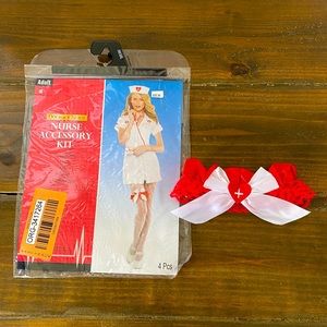 Nurse Costume Garter Accessory (GARTER ONLY!)
